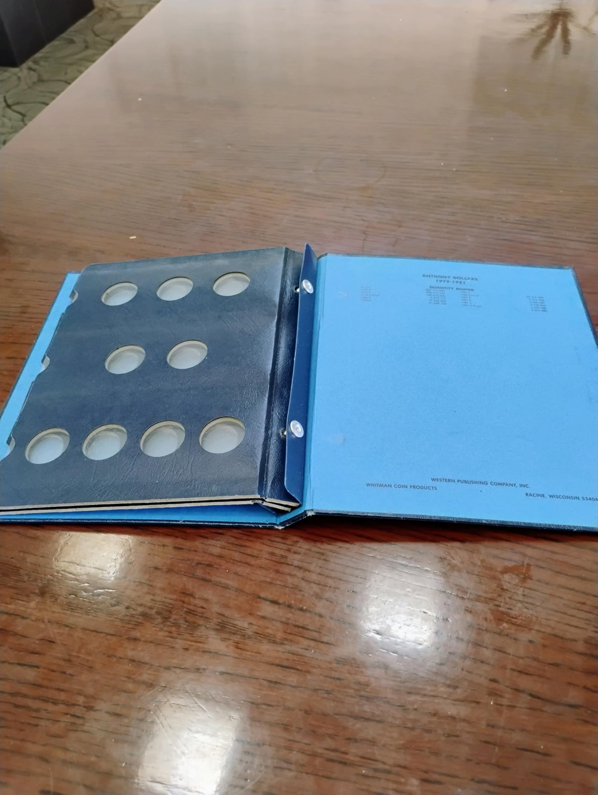 Whitman US Susan B. Anthony Dollar Coin Album 1979 - 1981 #9149