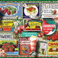 White Mountain 1000 Piece Jigsaw Puzzle Vintage Strawberry, Strawberries