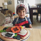 Melissa & Doug Felt Food Mix And Match Pizza Play Food Set - 42 Pieces Felt Pizza Play Set For Kids Kitchen, Pretend Toy For Toddlers And Kids Ages 2+