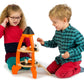 Tender Leaf Toys - Cosmic Rocket Set - 11 Pcs Wooden Rocket and Outer Space Themed Playset for Kids - Develop Imaginative Role Play and Science