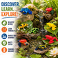 Safari Ltd. Poison Dart Frogs Toob - Detailed Figurines of Green, Blue, Yellow, Gold, Red, Sira Dart Frogs - Fun Educational Play Toy for Boys, Girls