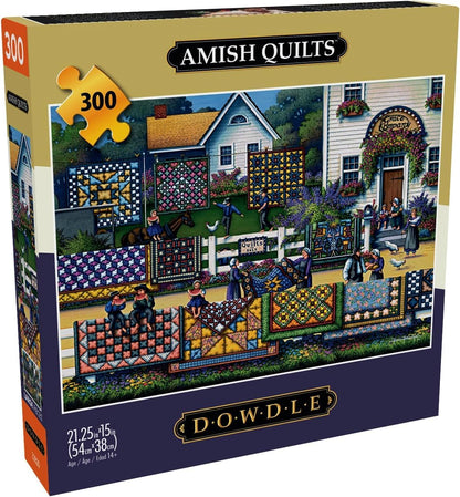 Buffalo Games - Eric Dowdle Amish Quilts - 300 Piece Puzzle for Adults