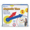 Learning Resources Magnetic Time Activity Set, Homeschool, Time Telling, Basic Math Skills, Giant Demo Clock, Whiteboard Accessories, Grades K+