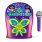 eKids Disney Encanto Karaoke Machine, Bluetooth Speaker with Microphone for Kids, with USB Port to Play Music, Easily Access Playlists with New EZ