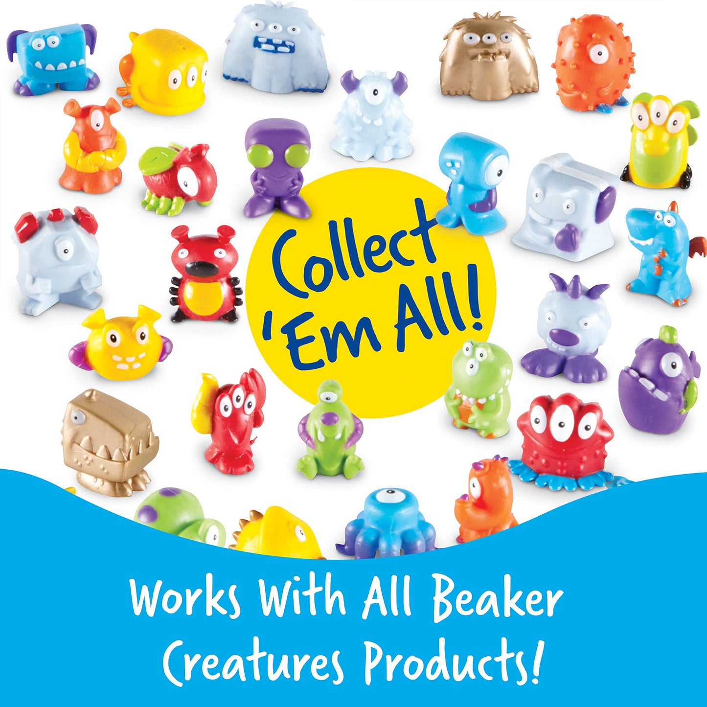 Learning Resources Beaker Creatures Liquid Reactor Super Lab - STEM Toys, Science Classroom Must Haves Activities , Physics and Chemistry Set