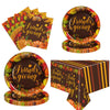 Friendsgiving Plates and Napkins Party Supplies, Friendsgiving Decorations Tableware Include Friendsgiving Tablecloth, Friendsgiving Plates
