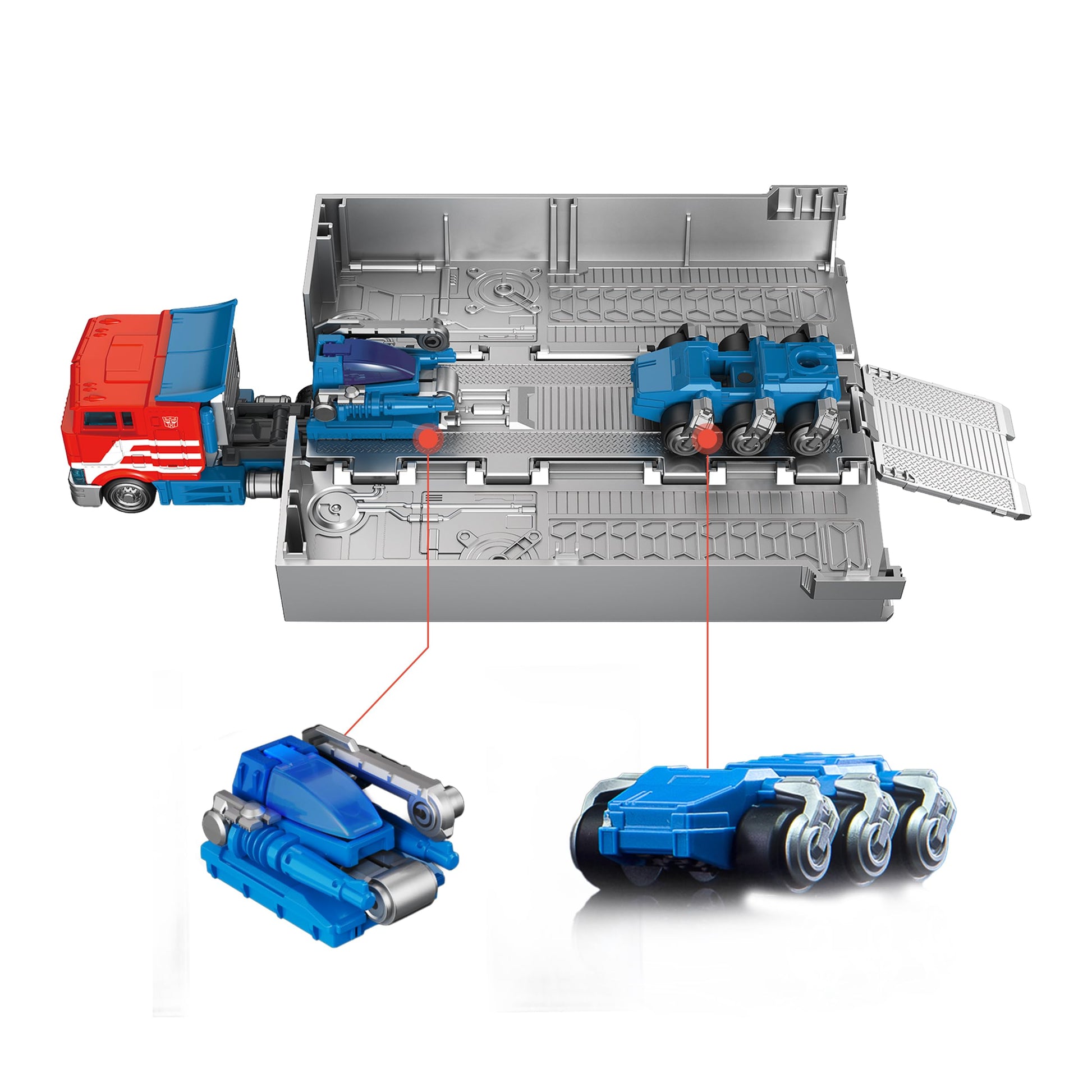 BLOKEES Wheels Transformers, CT01, Optimus Prime Truck Form, Model Kit, Assembly Required, 1/64 Scale, 9+