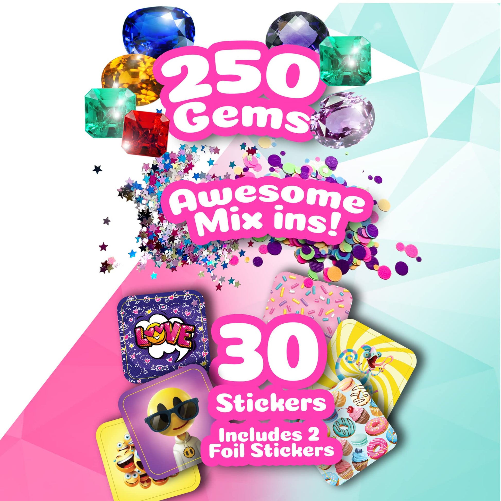 ACTIVITY KINGS ILY DIY 3D Sticker Maker - Arts & Crafts Kit for Kids Ages 6+ | Makes 30 Custom Stickers Fun & Creative Toy Gift for Boys & Girls