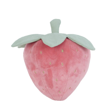 MON AMI Berry Soft Stuffed Plush Toy - 7”, Handcrafted Squishable Fruit Plushie, Use as Toy or Nursery Room Décor, Great Gift for Kids of All Ages