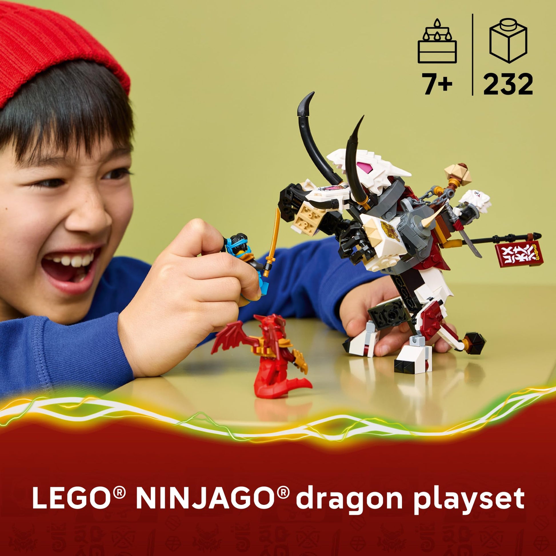LEGO NINJAGO Zilvar and Grimtak the Dragon Beast 71863