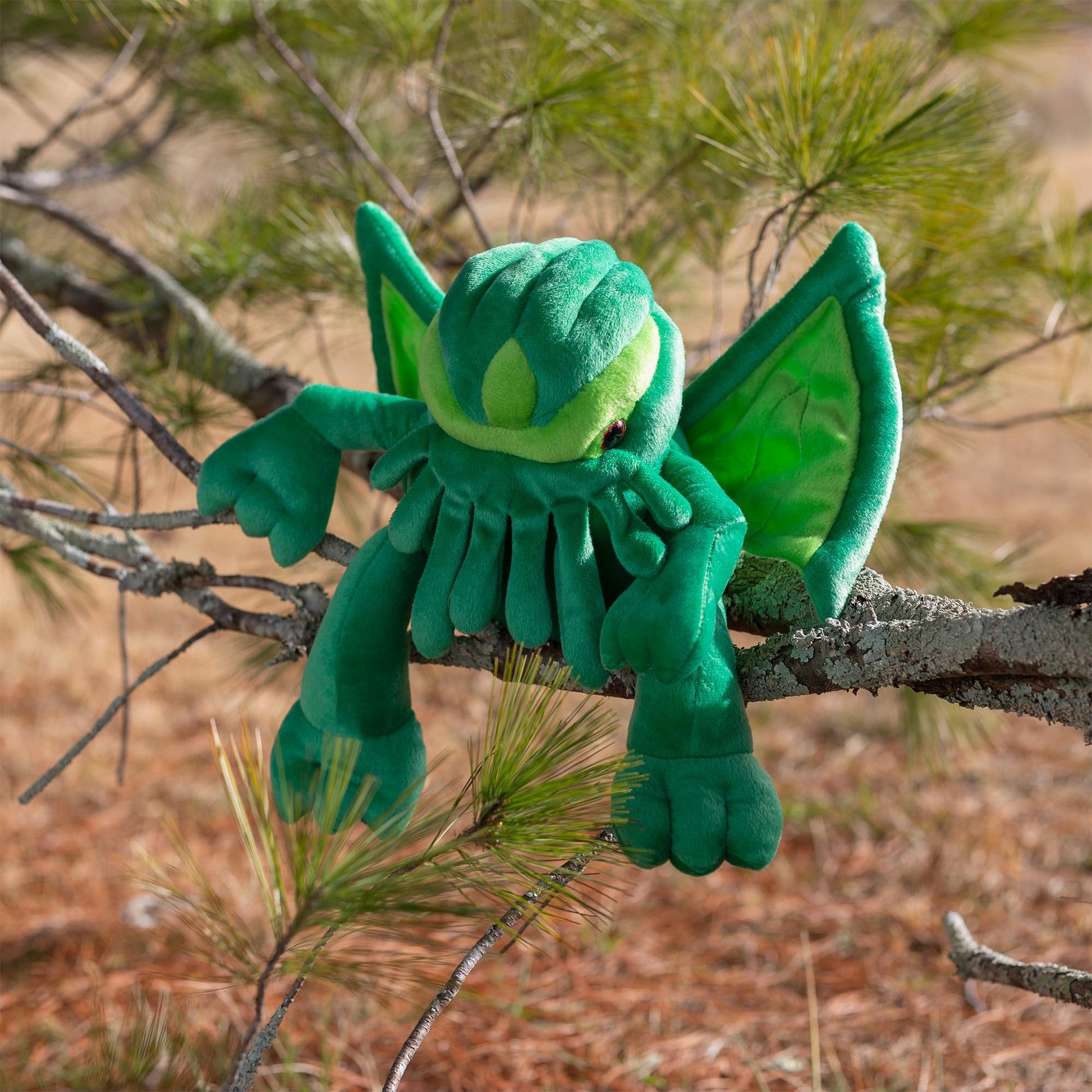 Toy Vault Cthulhu Plush, 12-Inch; Stuffed Horror Toy Based on H.P. Lovecraft's Weird Fiction, Medium Size