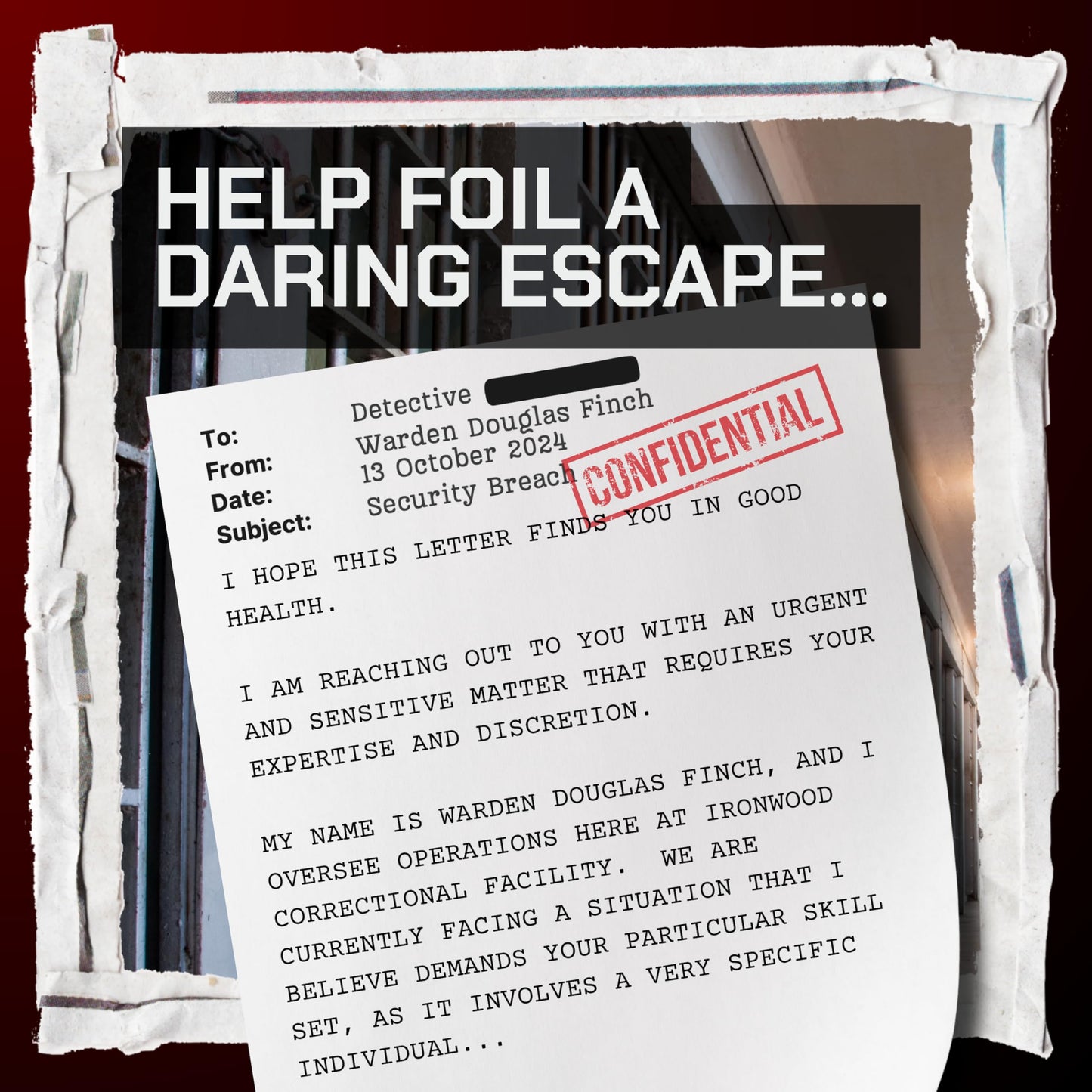 Escape from Ironwood: At-Home Escape Room Game | 3 Part Physical + Digital Mystery in an Envelope | Decode Clues, Examine Evidence, Crack the Final