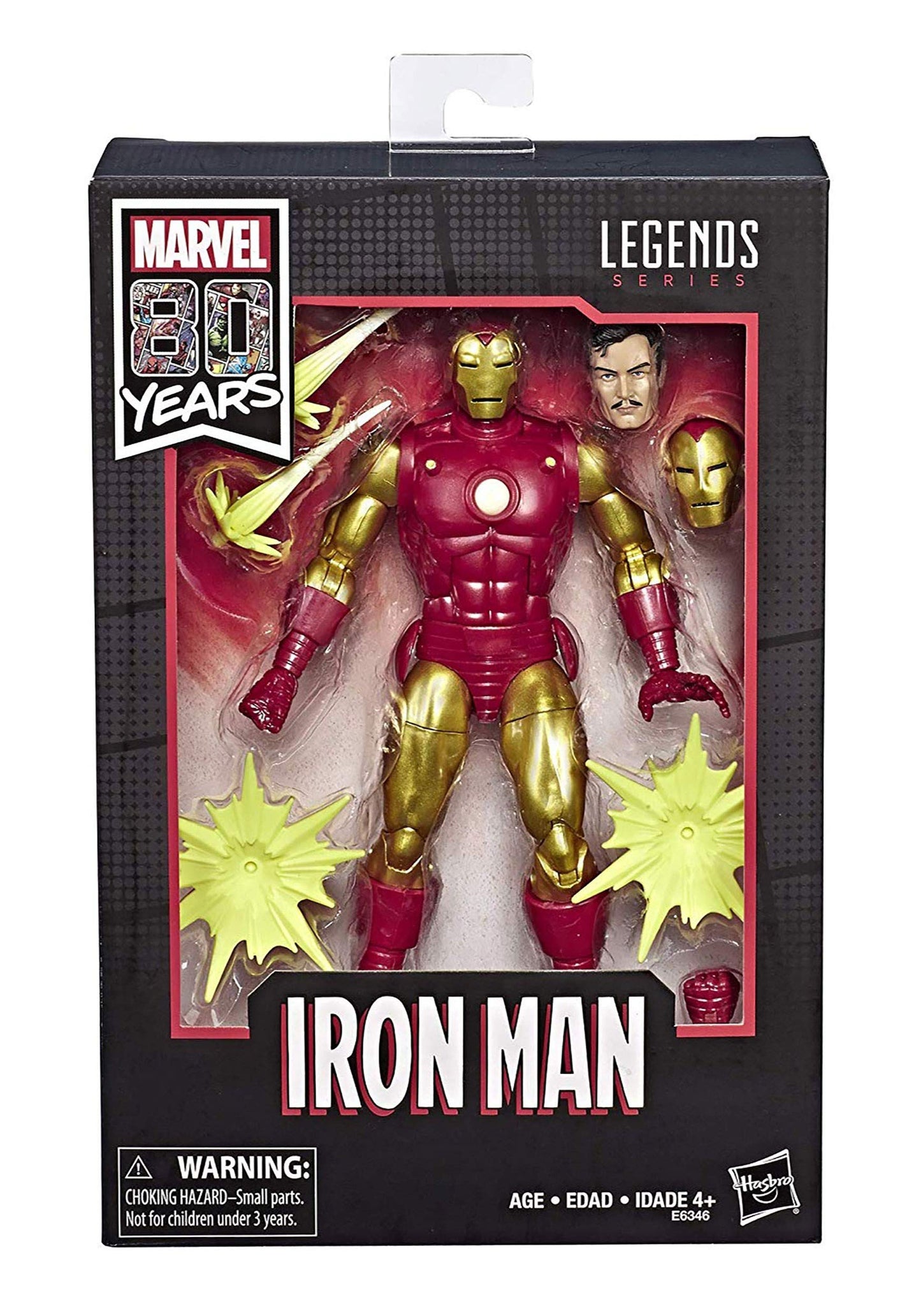 Marvel Comics 80th Anniversary Legends Series 6"-Scale Vintage Comic-Inspired Iron Man