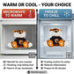 Warm Pals Aubie the Tiger Auburn University Mascot AU - Heatable Coolable Bedtime Comfort Plushie - 1.5lbs - Cozy Microwavable Lavender Scented Plush