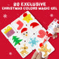 Kiditos Christmas Magic Water Elf Toy Kit, Magic Gel Water Pets with 20 Gels &10 Molds, DIY Squishy Maker Set, Christmas Gifts, Birthday Gifts, Party