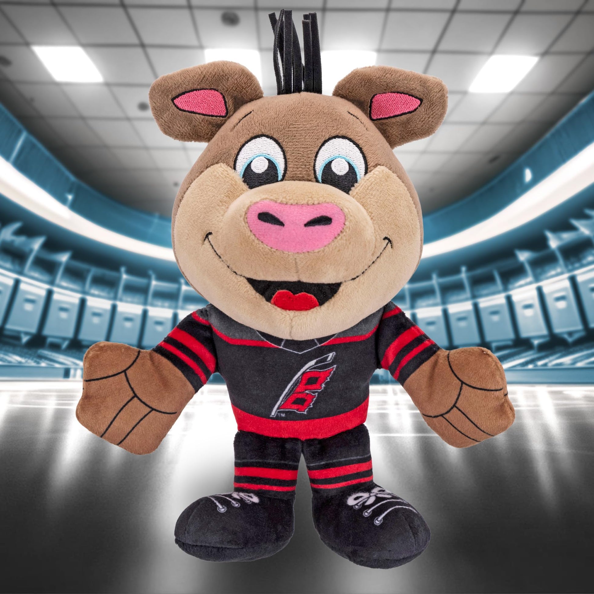 Bleacher Creatures Carolina Hurricanes Stormy 8" NHL Kuricha Mascot Sitting Plush - Soft Chibi Inspired Mascot
