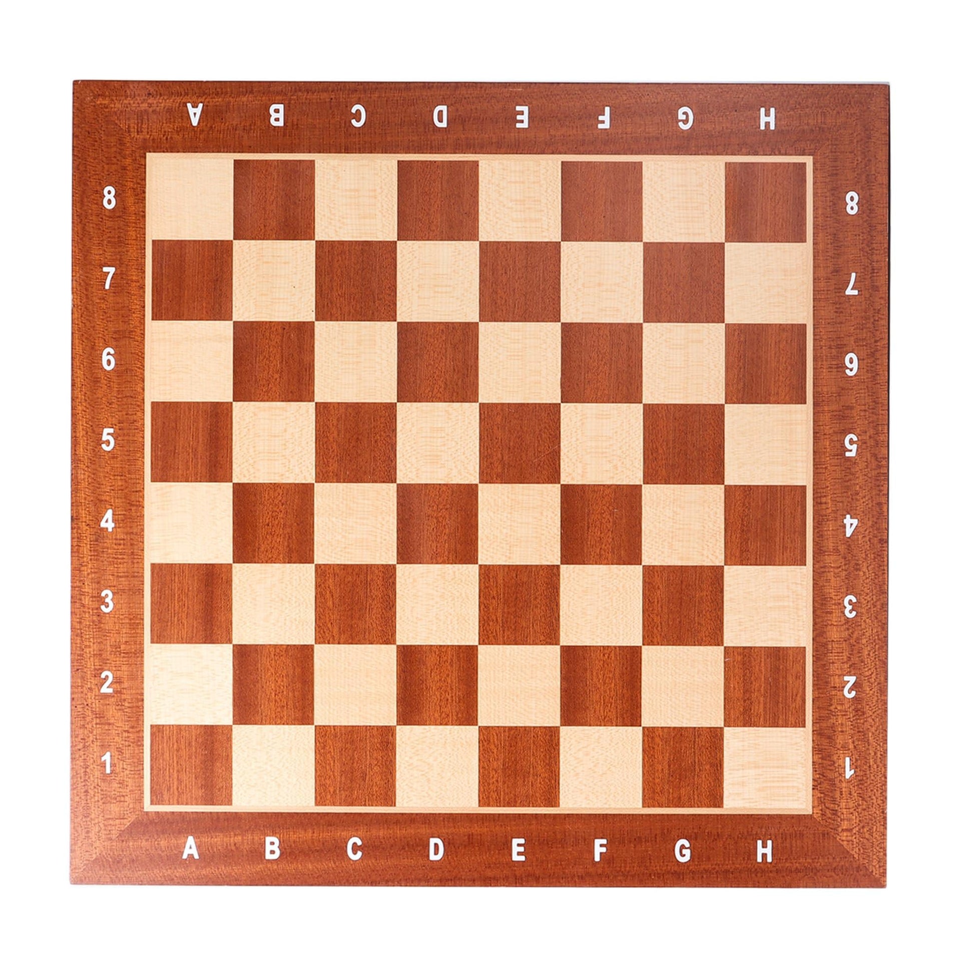 GSE Games & Sports Expert Professional Tournament Chess Board Only, Sapele & Maple Inlaid Chessboard, Portable Chess Board for Beginners, Kids, Adults