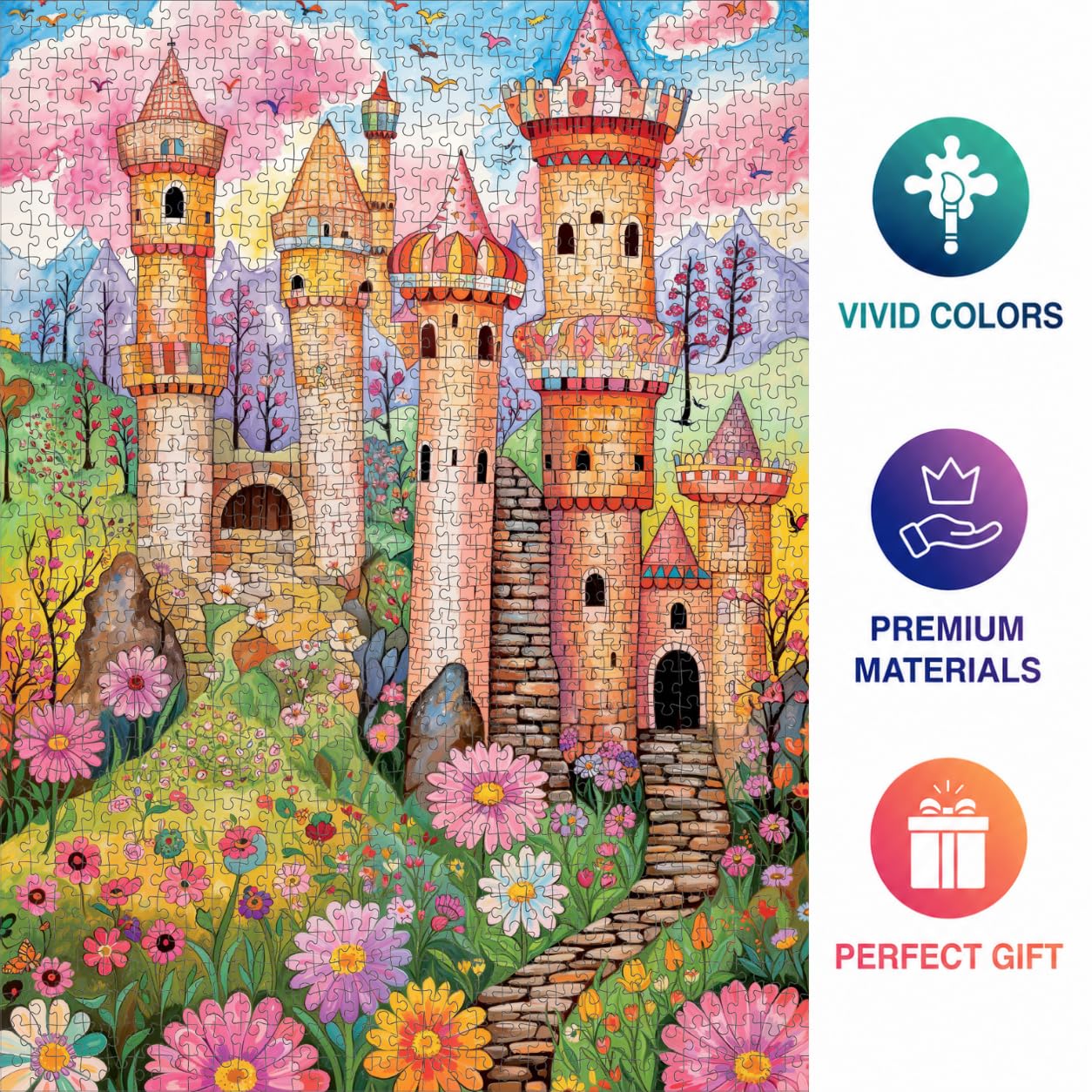 Cross & Glory | 1000 Piece Jigsaw Puzzles for Adults | Castle Wonderland