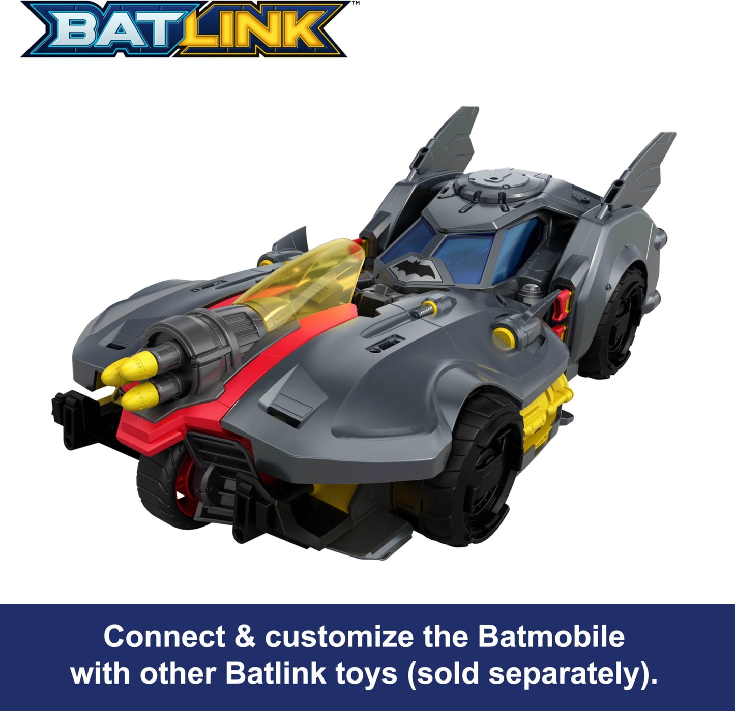 Mattel DC Premier Series Batlink Multi-Pack, Batmobile & Robin Cylcle