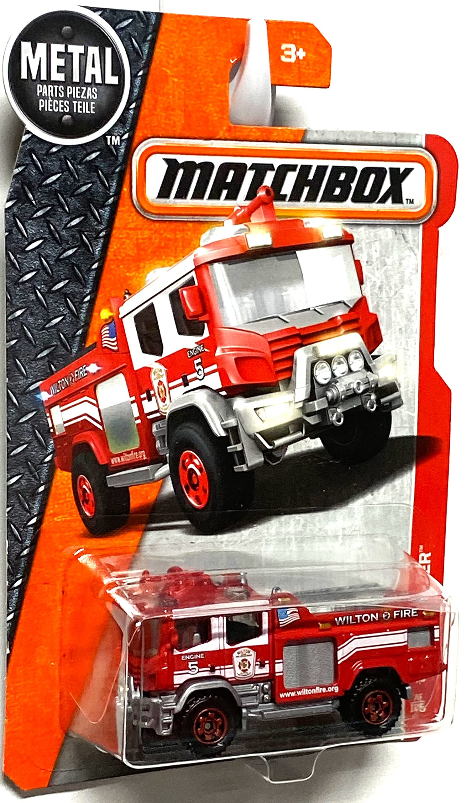 Matchbox 2016 MBX Heroic Rescue Blaze Blitzer Fire Engine 76/125, Red