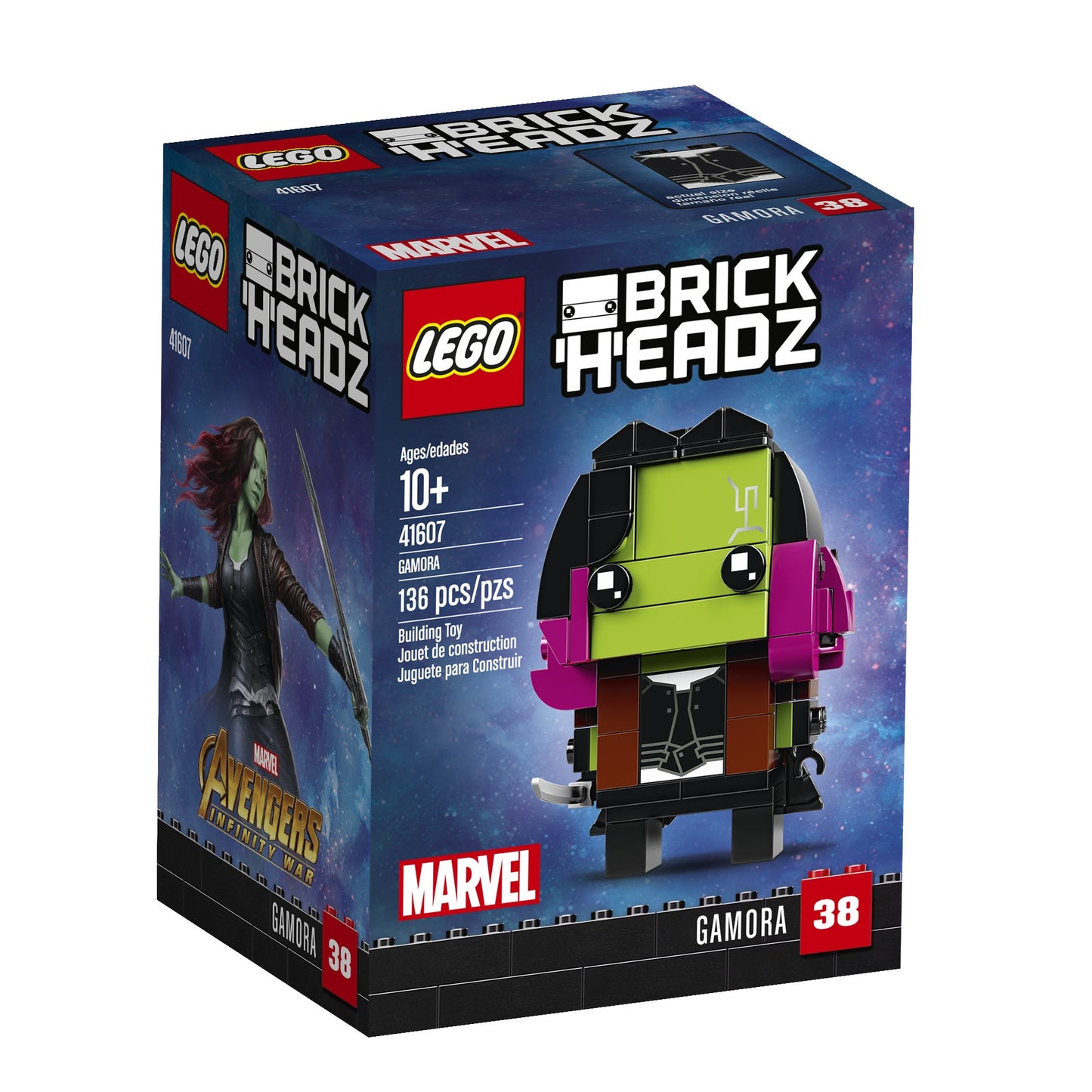 LEGO BrickHeadz Gamora 41607 Building Kit (136 Piece)
