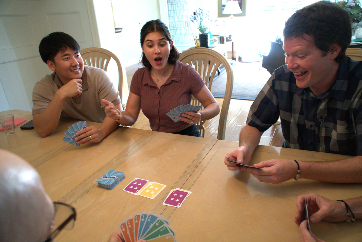 Dad Bomb Games Triples - The Ultimate in Card Matching Fun for Kids, Teens and Adults. Easy to Learn and Perfect for Game Nights with Family