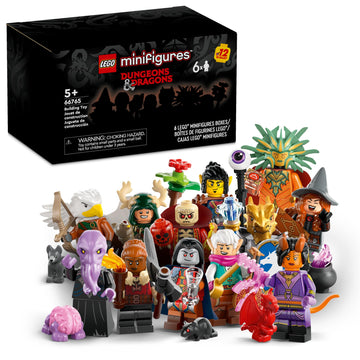 LEGO Minifigures Dungeons & Dragons 6 Pack - Toy for Boys & Girls Ages 5+ - Collectible Figures for Kids & Adult Fans - Dungeons & Dragons Gift