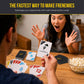 Frayzy Card Game - Fast-Paced Rummy-Style Family Card Game for Kids, Teens & Adults | Ages 7+ | 2-4 Players | Wild Cards and Action Cards | Quick