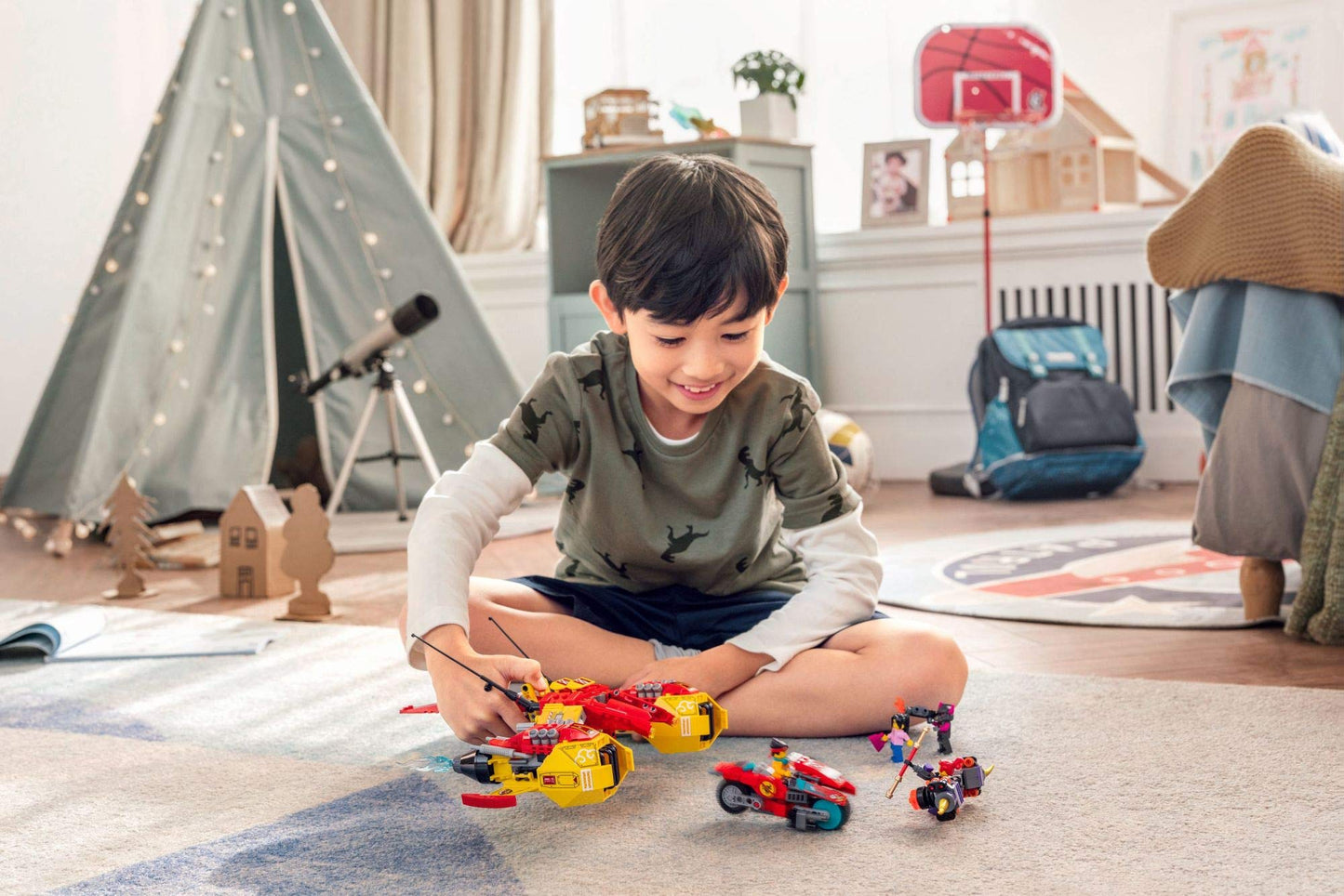 LEGO Monkie Kid: Monkie Kid’s Cloud Jet 80008 Aircraft Toy Building Kit for Kids, Boys and Girls Ages 8 and Up, Amazon Exclusive
