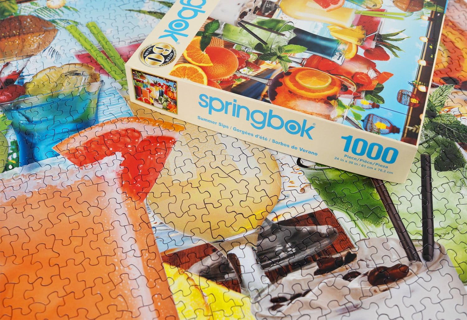 Springbok Summer Sips 1000 Piece Jigsaw Puzzle for Adults