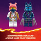 LEGO NINJAGO Sora’s Elemental Tech Mech Mini Ninja Toy, Customizable Figure, Adventure Toy Set for Kids with Sora Minifigure, Ninja Action Figure Gift
