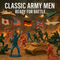 Liberty Imports Army Men Toy Soldiers Playset Bucket - WWII Action Figures with Military Vehicles, Accessories & Flags - Kids Imaginative Battle Toy