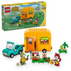 LEGO Animal Crossing Leif's Caravan & Garden Shop Building Toy - Gift for Birthdays - Animal Crossing Toy Figure and Playset for Kids, Girls and Boys