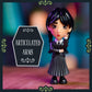 Just Play Wednesday Small 4-inch Collectible Stylized Figure, Series 1, Wednesday, Blind Box Surprise Figurine, Kids Toys for Ages 3 Up