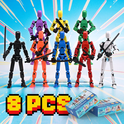 GAOFBA [Assembly Complete] Dummy 13 Action Figures with Magnetic Suction Function, Lucky Titan 13 Action Figures, Multi-Jointed Movable?with 3