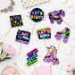 24 Pcs Roller Skating Cupcake Toppers Roller Skate Cake Decorations Roller Skating Party Decorations Cupcake Toppers for Roller Skate Birthday Party