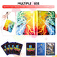 Trading Card Binder for TCG Cards, 9-Pocket Portable Card Collector Ablum Holder Book Fits 900 Cards with 50 Removable Sleeve, Waterproof Card Binder