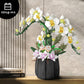 Mould King 24108 Botanicals Orchid Building Set - Realistic Artificial Plant Set for Adults, Home Office Decor with Lifelike Orchid Pot Design (1014