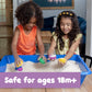 SPARK & WOW Sensory Bin Texture Twists | 4 Hollow, Tactile Balls | Twist Them Apart | Mix and Match Colors and Textures | Sensory Table Tools