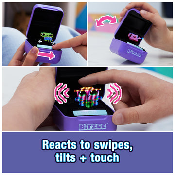 BITZEE, Interactive Toy Digital Pet with 15 Animals Inside, Virtual Electronic Pets React to Touch, Kids Toys for Girls and Boys