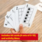LEARNING ADVANTAGE Ten Frame Playing Cards, Set of 44