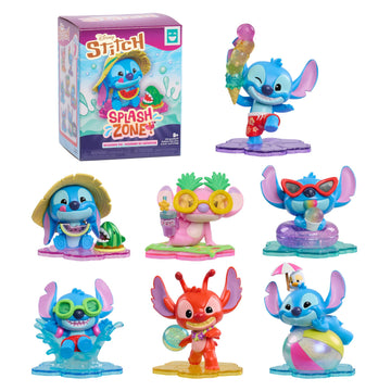 HAPPY HAUL Disney Stitch Splash Zone Designer Figs Blind Box Surprise Toys