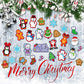 ArtCreativity 1200 Christmas Stickers for Kids - with 100 Sticker Sheets Holiday Stickers Assortment- Stocking Stuffers for Kids, Bulk Christmas Party