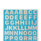 StickerBeans® Rhinestone Alphabet Sticker Sparkle Set - Approx. 3/4" Each, Unique Sparkly Designs, Cut-to-Shape Adhesive for Personalization