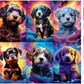 Buffalo Games - Wumples - Wumples - Cosmic Canines - 750 Piece Jigsaw Puzzle for Adults -Challenging Puzzle Perfect for Game Nights - Finished Size is