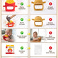 French Fries Baby Teething Toys - Teething Mitten, Baby Chew Toy, Teethers for Babies 3-6 Months and 6-12 Months, Newborn Essentials Must Haves