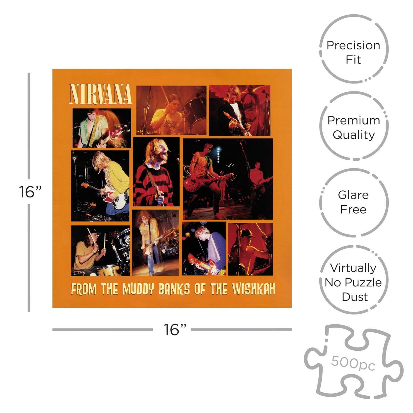 Nirvana from The Muddy Banks of The Wishkah (500 Piece Jigsaw Puzzle)