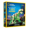National Geographic Motorized T. Rex 3D Wood Puzzle Dinosaur Kit for Kids