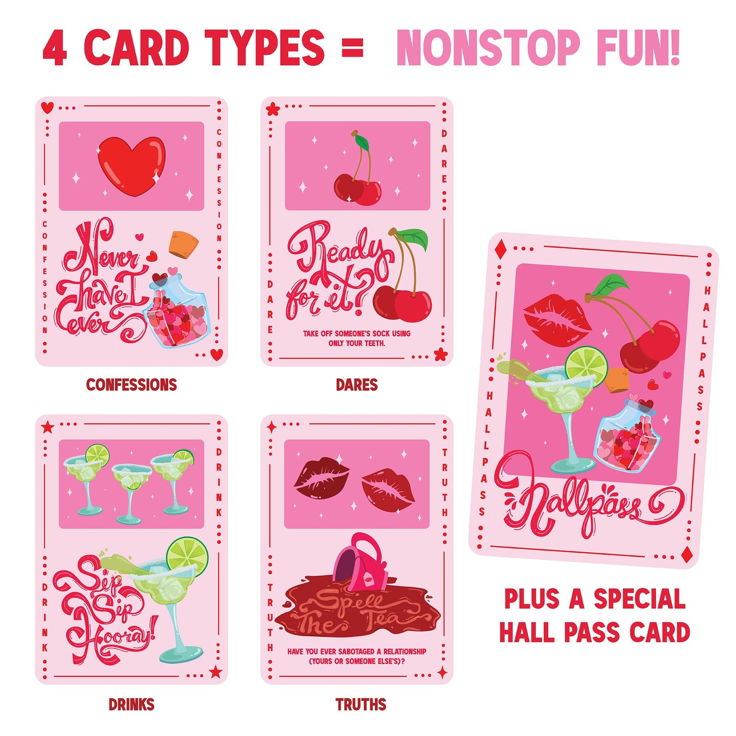 Pop Fizz Designs Lucky in Love I Hilarious Bachelorette Party Game for Adults I Bachelorette Party Games, Girls Night in Card Game I Perfect Bride