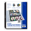 BAZIC Products Side-Loading 9-Pocket Double-Sided Card Pages, Bulk 100 Pack